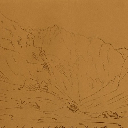 Vista del Callejon de la Guardia sul pendio occidentale della cordigliera